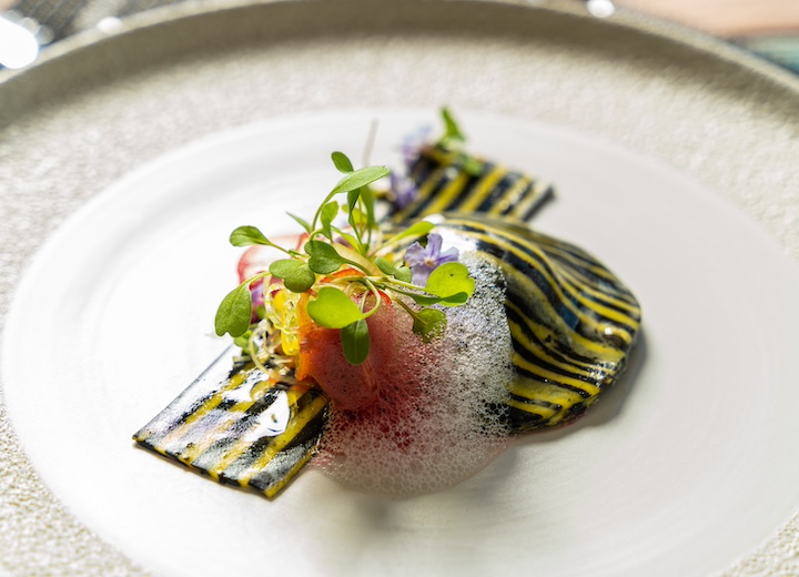 Chef-prepared dining detail
